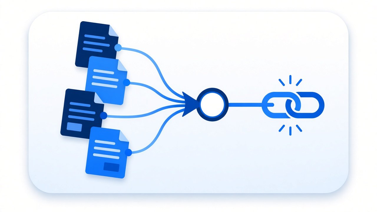 Multiple files shared under one link